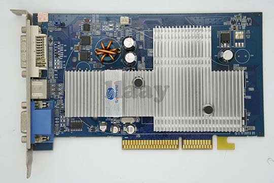 蓝宝石SAPPHIRE 9600 128MB DDR2 AGP 显示卡（ATI Radeon 9600芯片）